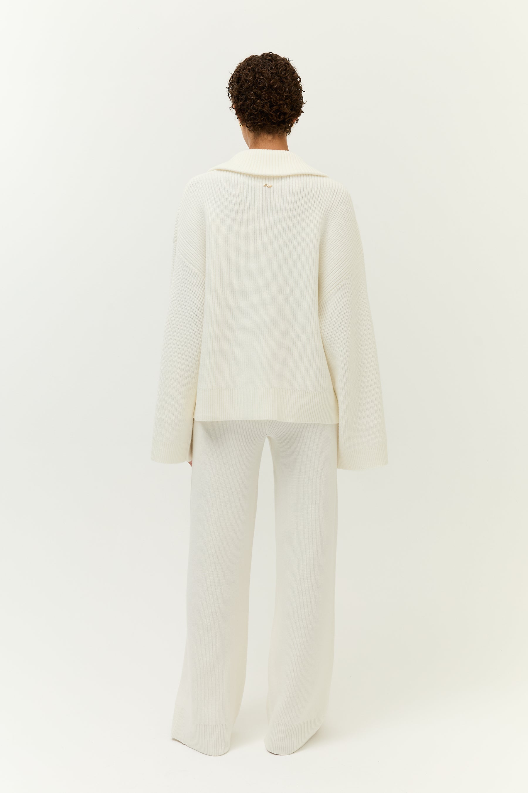 NIKA KNIT PANTS VANILLA ICE