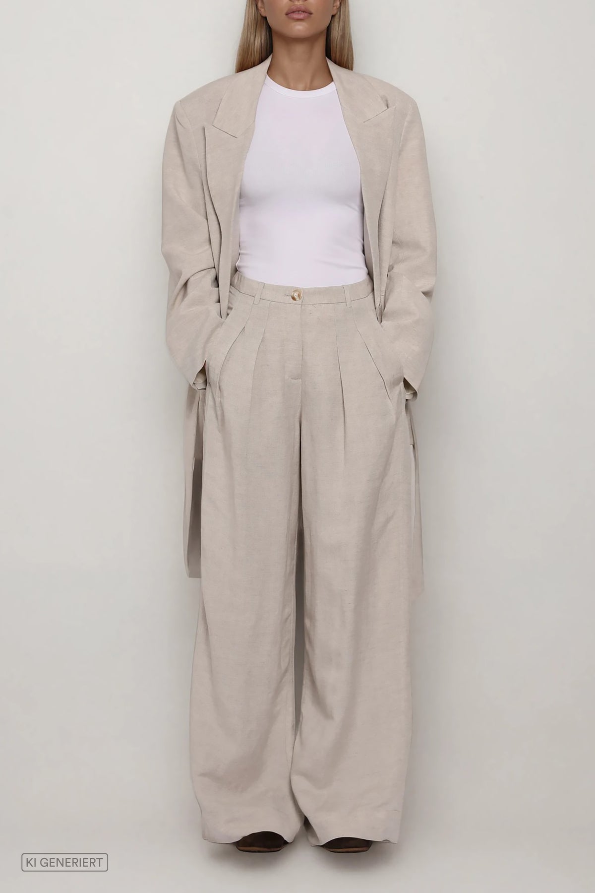 LIA BLAZER WARM GREY