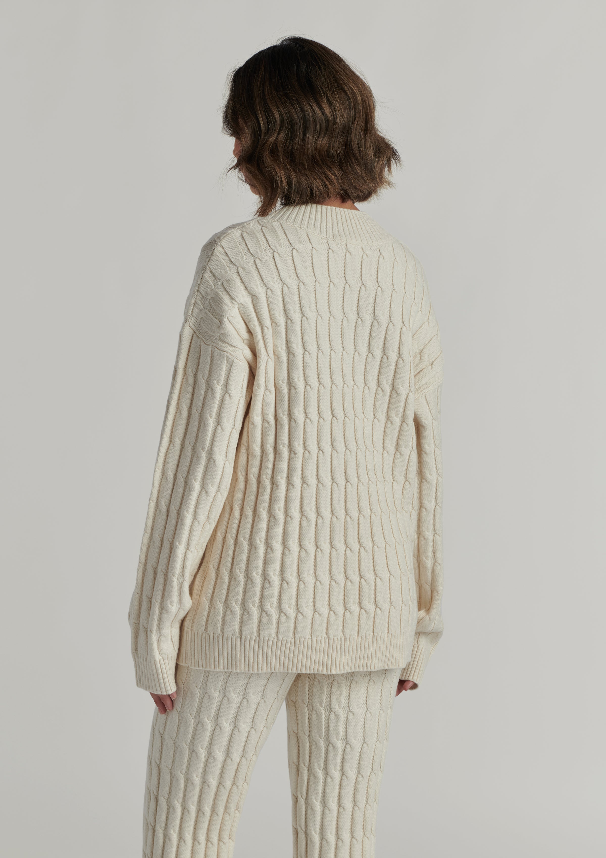 GRETA CABLE KNIT SWEATER