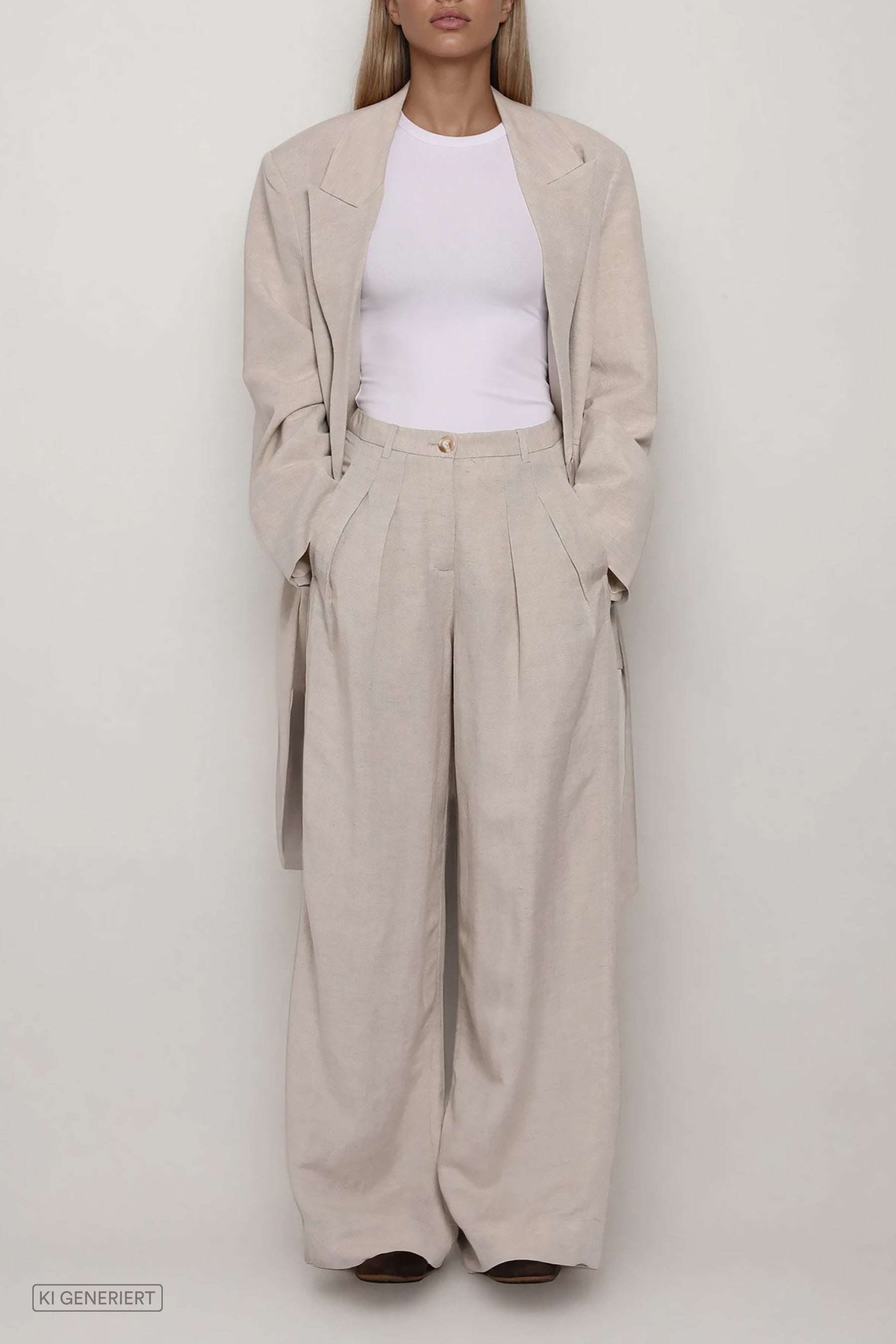 LIA BLAZER WARM GREY